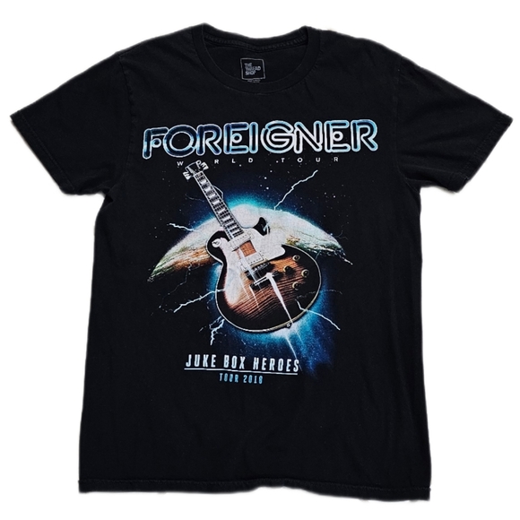 Foreigner Juke Box Heroes 2018 World Tour Concert T-Shirt Small The Thread Shop - Picture 5 of 6